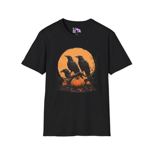 Halloween Crows 4 Adult T-shirt