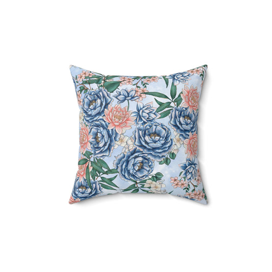 Tranquil Garden Throw Pillow
