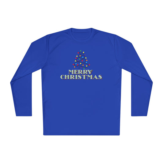 Merry Christmas Adult Long Sleeve Tee