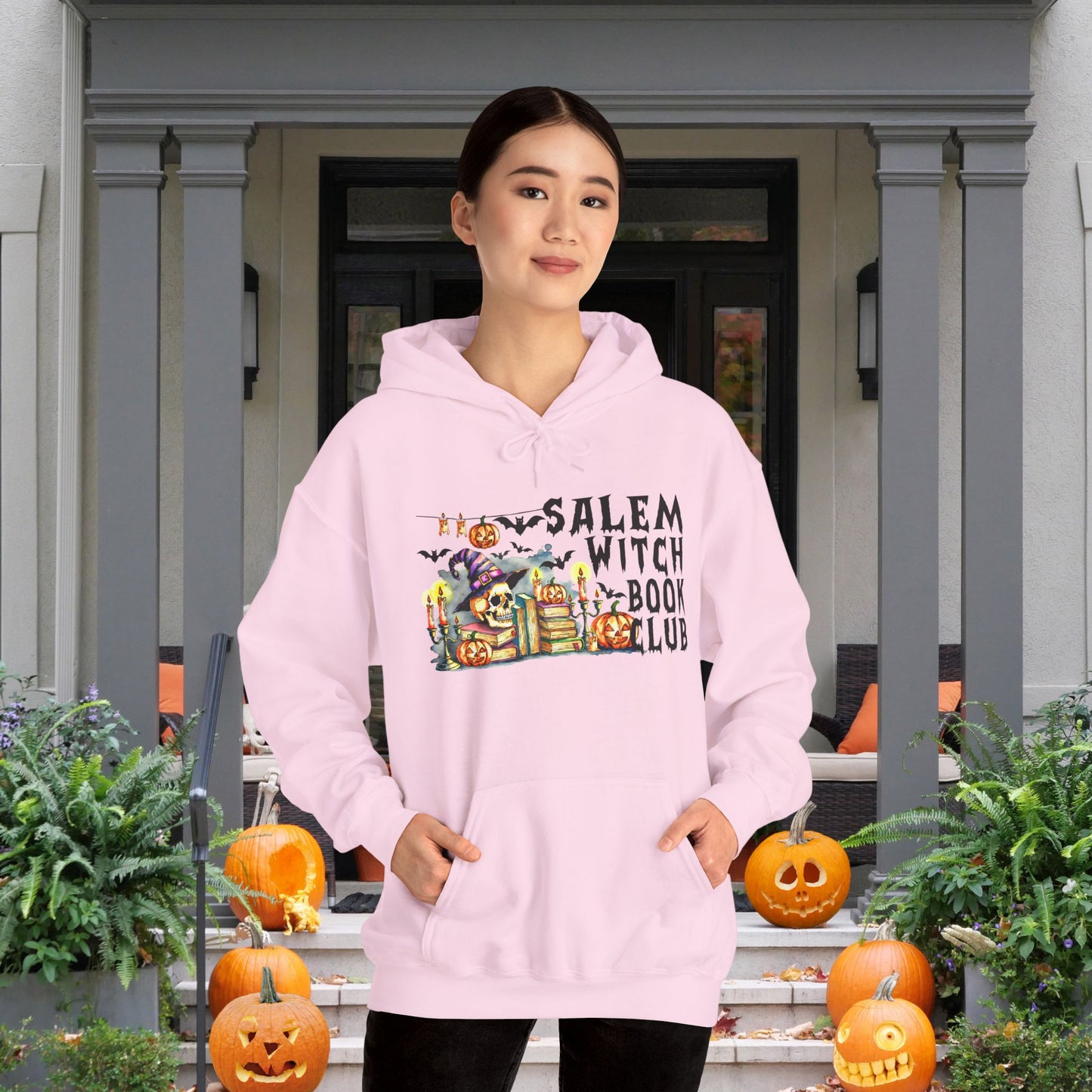 Salem Witch Book Club Heavy Blend™ Hooded Sweatshirt