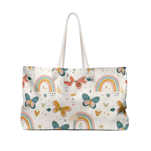 Whispering Wings & Rainbows Weekender Bag