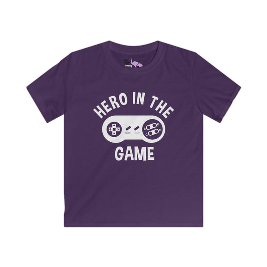 Hero In The Game Youth Softstyle Tee