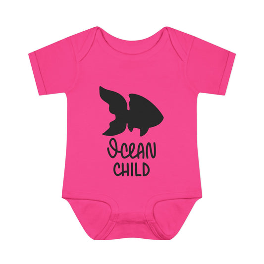 Ocean Child Infant Baby Rib Bodysuit