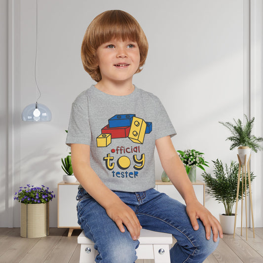 Official Toy Tester (Blocks) Heavy Cotton™ Toddler T-shirt