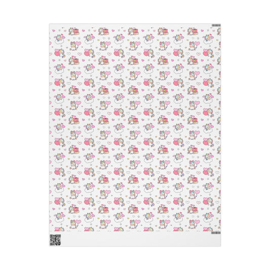 Unicorns of Love Wrapping Paper