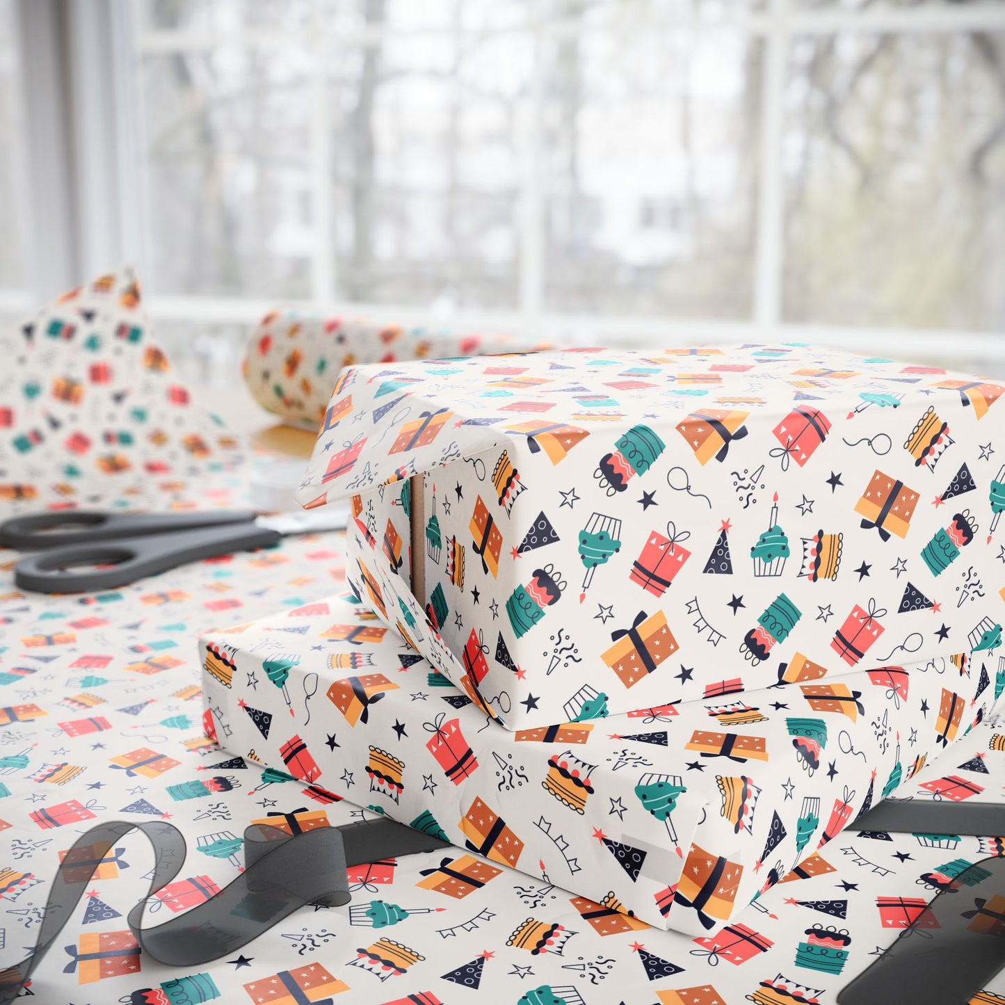 Happy Little Presents Wrapping Paper