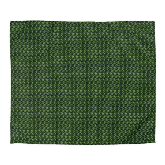 Emerald Canopy Frogs Microfiber Duvet Cover