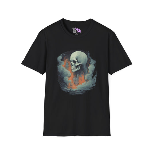 Creepy Ghost 9 Adult T-shirt