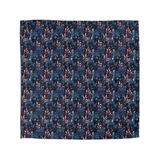 Dusky Floral Whispers Microfiber Duvet Cover