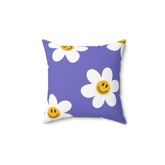 Daisy Grins Throw Pillow
