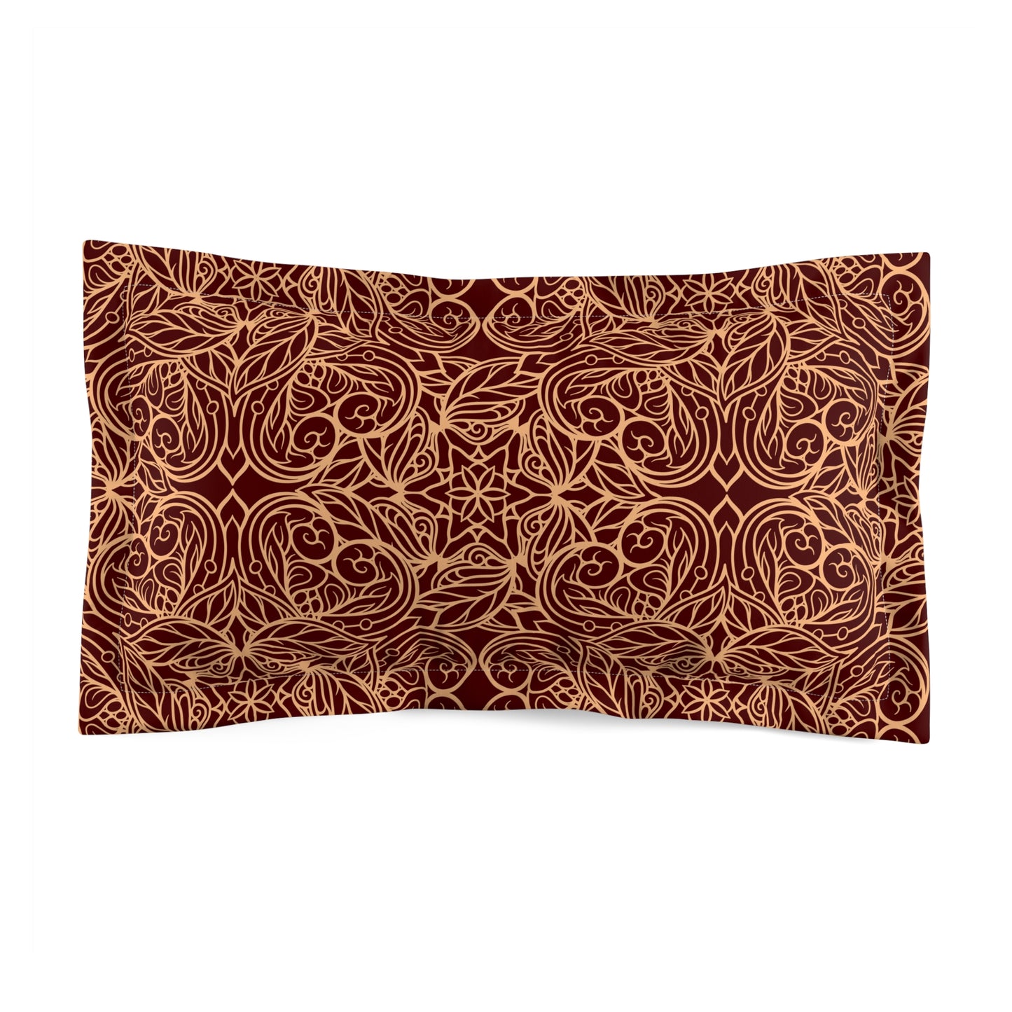 Oriental Red/Gold Floral Basic Bedding Set