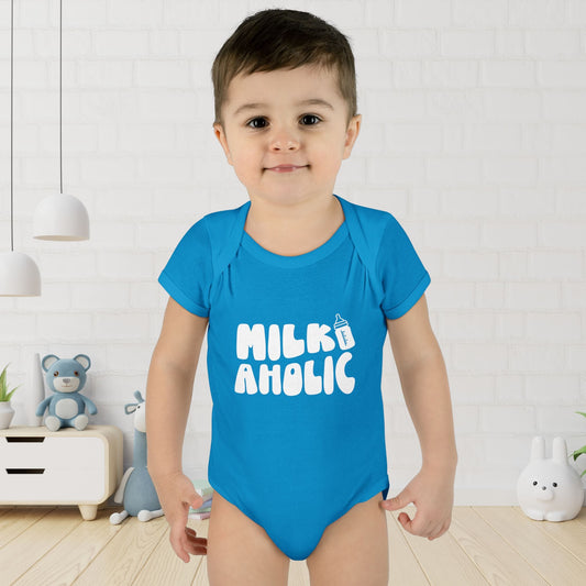 Milkaholic Infant Onesie