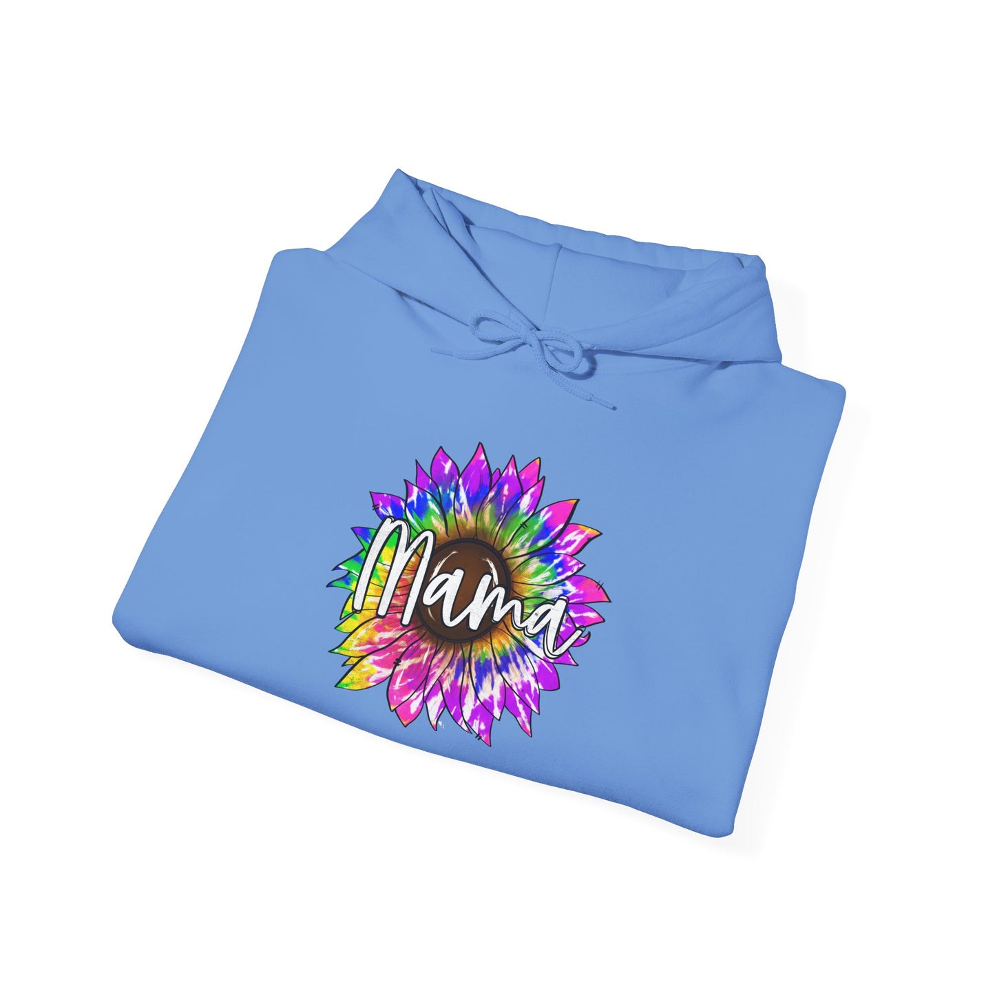 Mama Tie Dye Sunflower Heavy Blend™ Hooded Sweatshirt