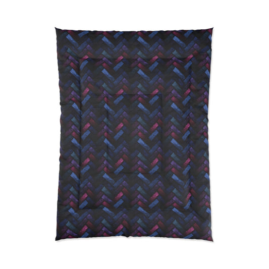 Velvet Angles Print Comforter