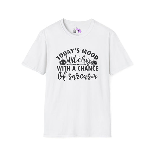 Today's Mood Witchy With A Chance of Sarcasm Adult T-shirt