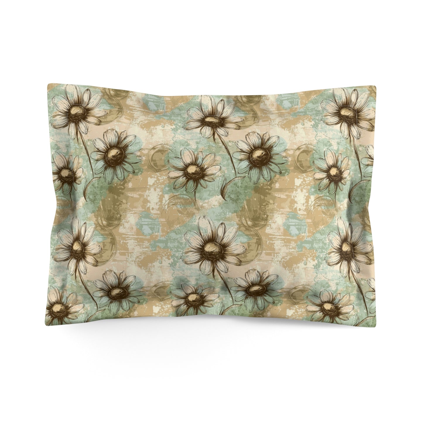 Worn Meadow Daisies Basic Bedding Set