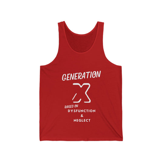 GenX Dysfunction and Neglect Adult Unisex Tank