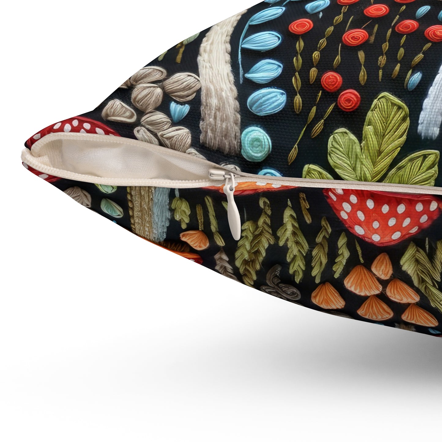 Shroom Bloom Throw Pillow