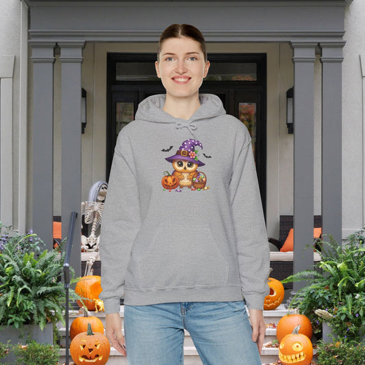 Witchy Owl Heavy Blend™ Hooded Sweatshirt