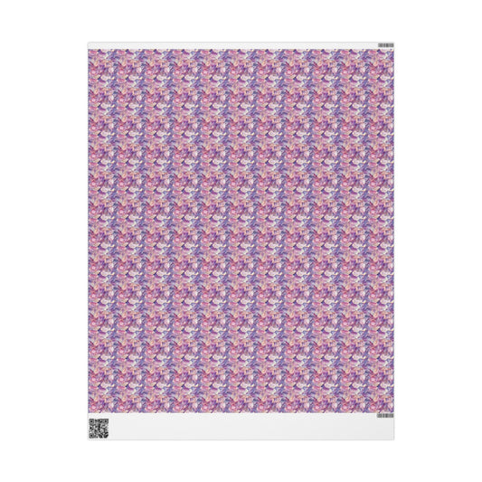 Ethereal Bloomscape Wrapping Paper