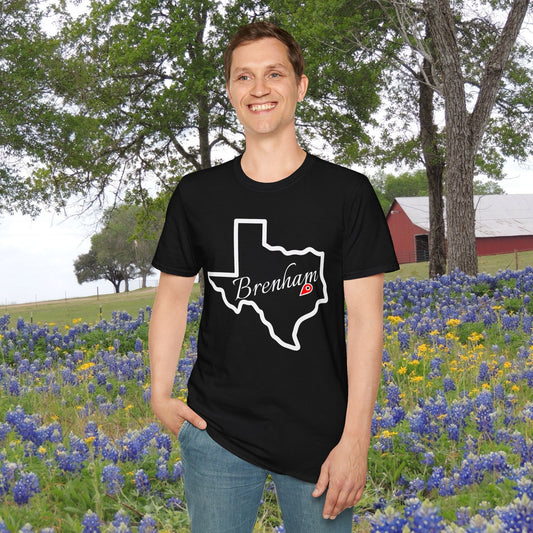 Brenham Texas Adult T-shirt