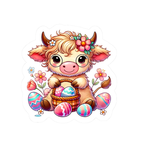 Adorable Farm Animal Kiss-Cut Stickers | Easter Decor & Gifts
