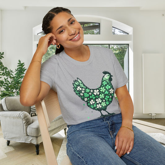 Lucky Chicken Adult T-shirt