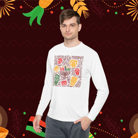 Kwanzaa Traditions Adult Long Sleeve Tee
