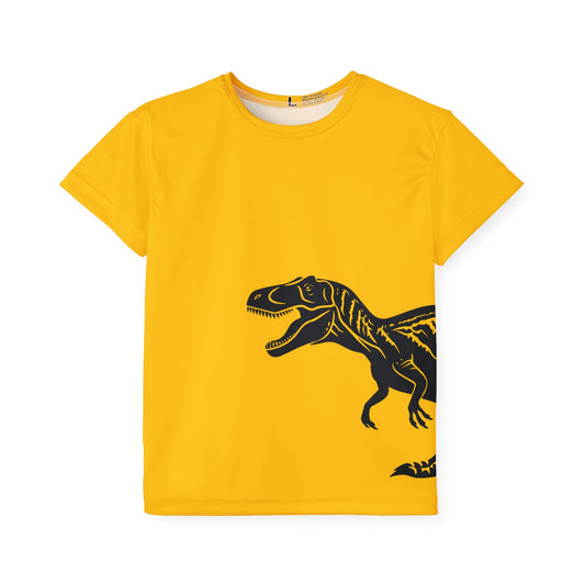 Dinosaur Roar T-Rex Kids Sports Jersey Athletic Tee