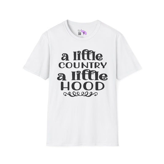 A Little Country A Little Hood Adult T-shirt