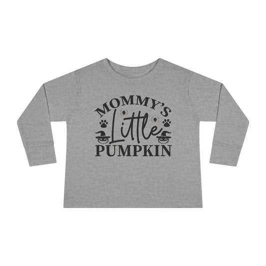 Mommy's Little Pumpkin Toddler Long Sleeve Tee