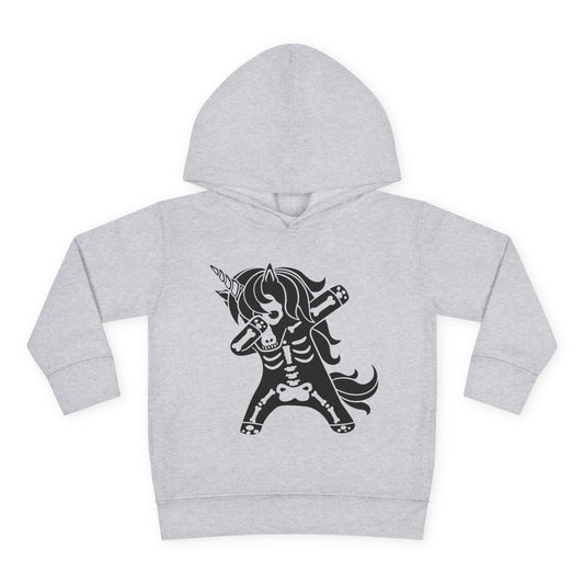 Dabbing Unicorn Skeleton Toddler Hoodie