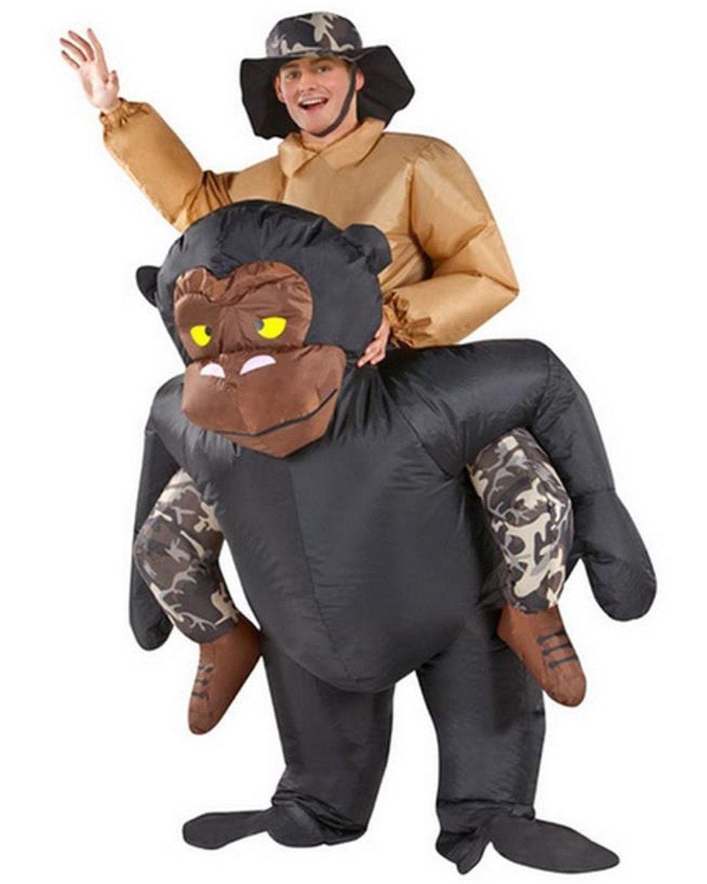 Adult Inflatable Gorilla Carry Me Costume