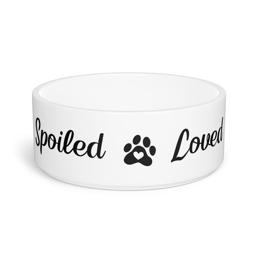 Spoiled & Loved Pet Bowl – Perfect for Pampered Pets