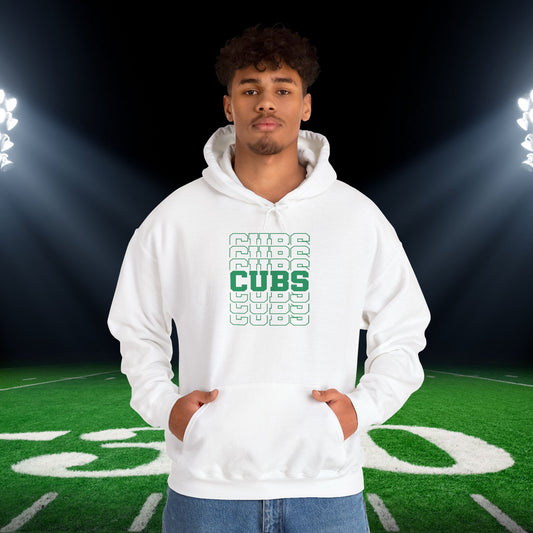Cubs (Stacked) Adult Heavy Blend™ Hooded Sweatshirt