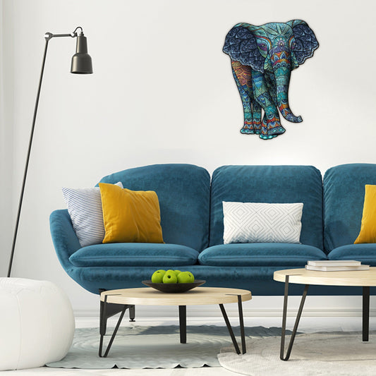 Blue Elephant Puzzle Variety