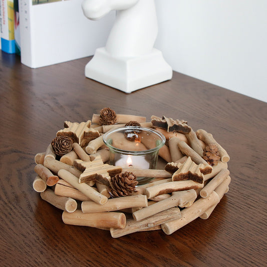 Handmade Wooden Candle Holders