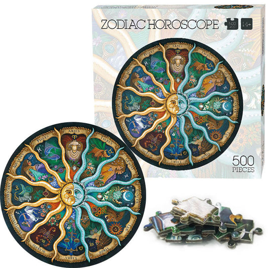Zodiac Rainbow Magic Kaleidoscope Puzzle