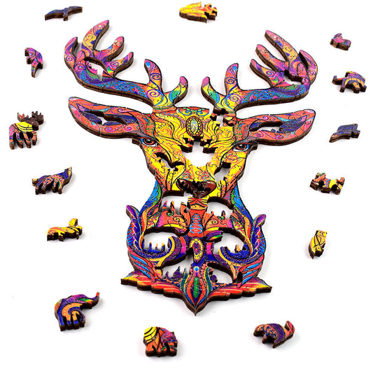 Deer Stag 3D Wooden Jigsaw Puzzle