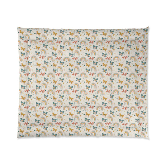 Whispering Wings & Rainbows Comforter