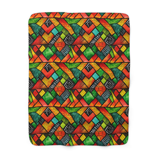 Unity Glow Sherpa Fleece Blanket