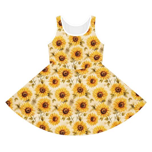 Sunflowers Girls Sundress