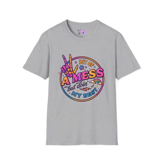Bit of a Mess But Doin' My Best Adult T-shirt