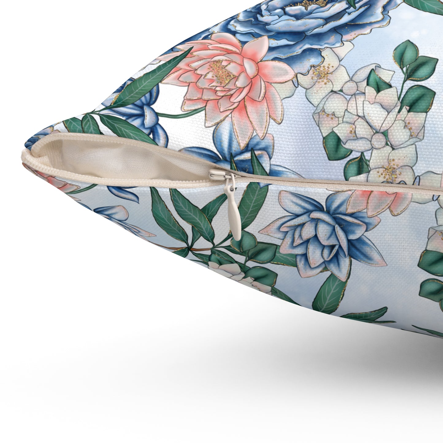 Tranquil Garden Throw Pillow