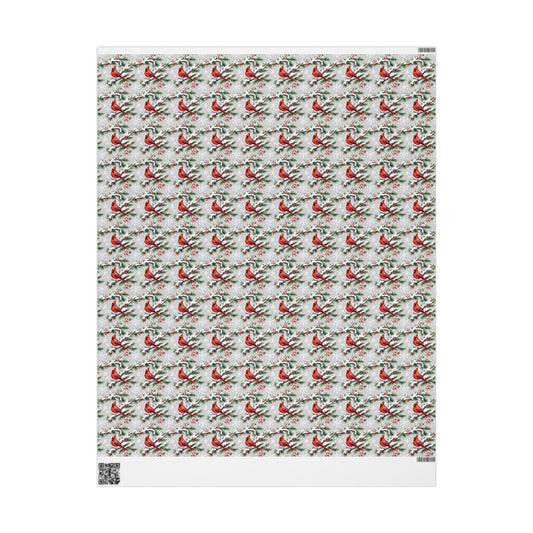Cardinals of Christmas Morning Wrapping Paper