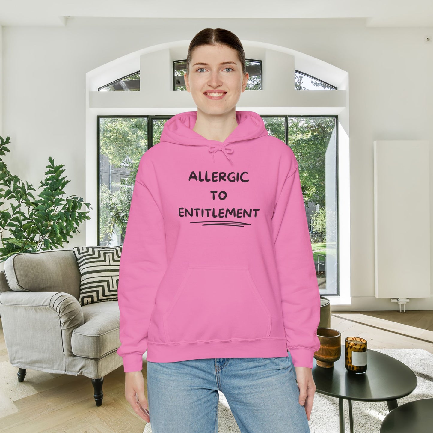 Allergic To Entitlement Heavy Blend™ Hooded Sweatshirt