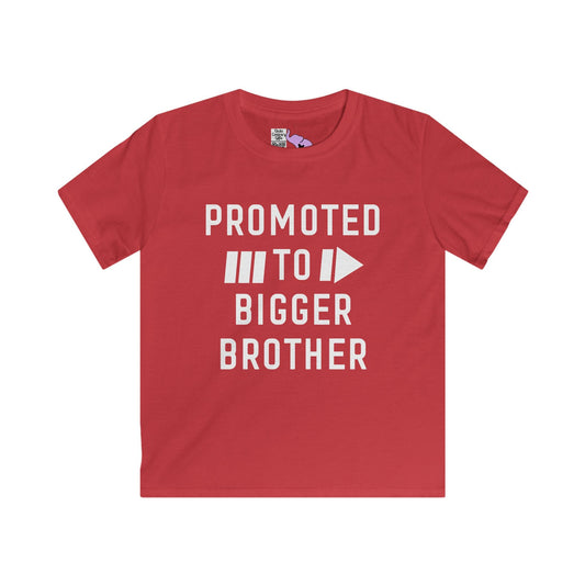 Promoted To Bigger Brother (Arrow) Youth Softstyle Tee