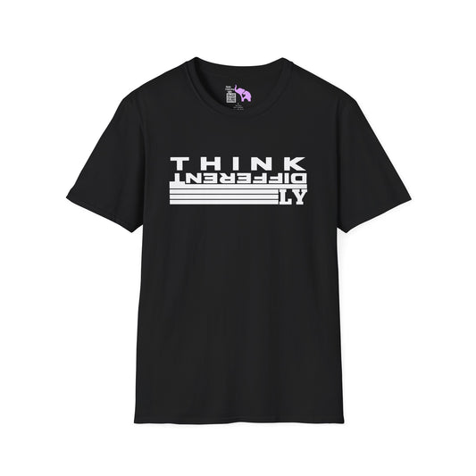 Think Differently Adult T-shirt