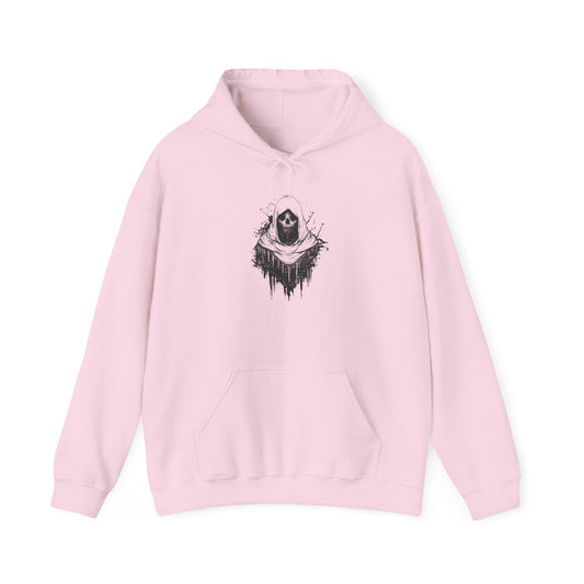 Creepy Ghost Heavy Blend™ Hooded Sweatshirt