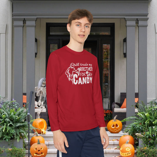 Will Trade My Brother For Candy Youth Long Sleeve Tee